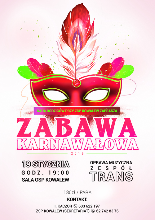 zabawa karnawalowa projekt Recovered