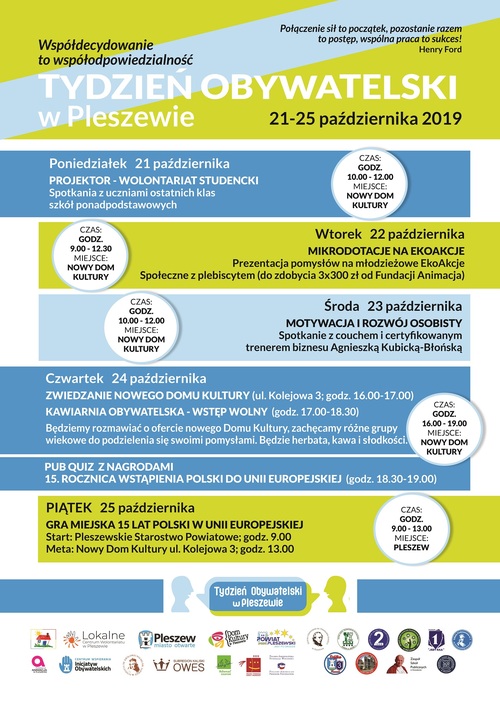 plakat Tydzie Obywatelski Ostateczny do rozpowszechnienia