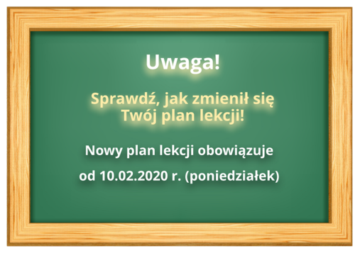 plan lekcji