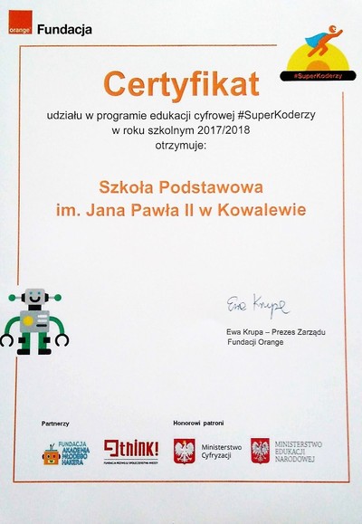 certyfikat superkoderzy